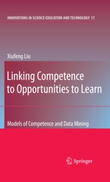 Image for Linking competence to opportunities to learn: models of competence and data mining