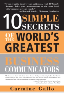 Image for 10 Simple Secrets of the World's Greatest Business Communicators