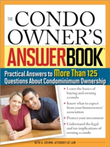 Image for Condo Owner's Answer Book: Practical Answers to More Than 125 Questions About Condominium Ownership
