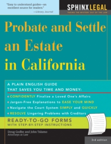 Image for Probate and Settle an Estate in California