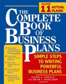 Image for Complete Book of Business Plans: Simple Steps to Writing Powerful Business Plans