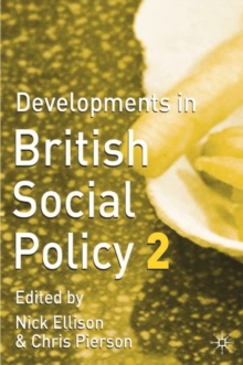 Image for Developments in British social policy 2