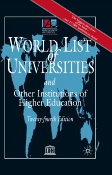 Image for World List of Universities and Other Institutions of Higher Education