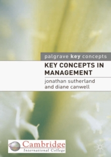 Image for Key concepts in management