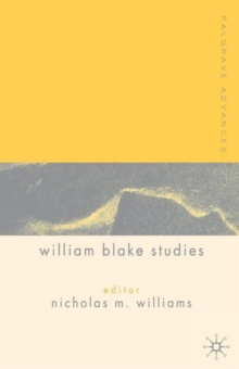 Image for Palgrave Advances in William Blake Studies