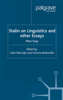 Image for Stalin on linguistics and other essays
