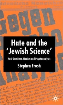 Image for Hate and the ‘Jewish Science’