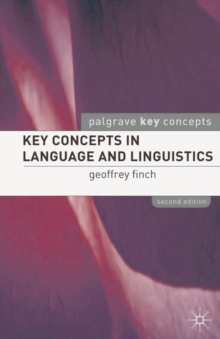 Image for Key concepts in language and linguistics