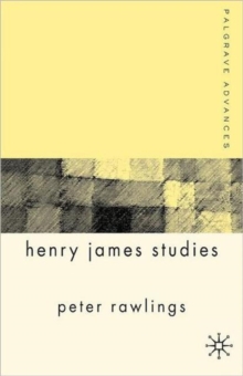 Image for Palgrave advances in Henry James studies