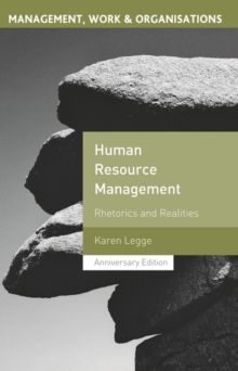 Image for Human resource management  : rhetorics and realities