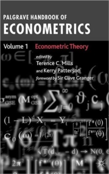 Image for Palgrave handbook of econometricsVol. 1: Econometric theory