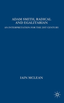 Image for Adam Smith, Radical and Egalitarian