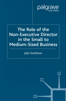 Image for The role of the non-executive director in the small to medium-sized business