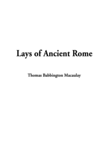 Image for Lays of Ancient Rome