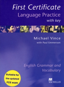 Image for First Certificate language practice with key  : English grammar and vocabulary