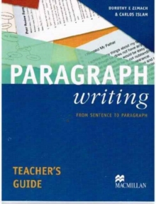Image for Paragraph Writing Teachers Guide International