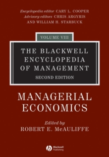 Image for The Blackwell Encyclopedia of Management, Managerial Economics