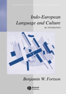 Image for Indo-European Language and Culture