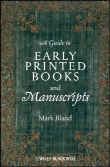 Guide to Early Printed Books and Manuscripts