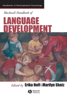 Image for Blackwell handbook of language development