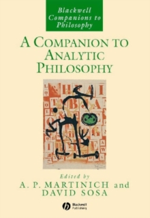 Companion to Analytic Philosophy