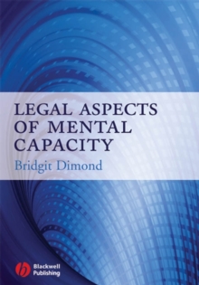 Image for Legal aspects of mental capacity