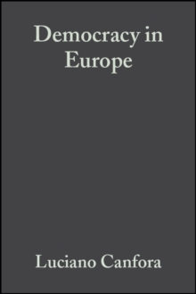 Image for Democracy in Europe: a history of an ideology
