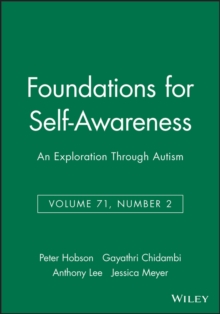 Image for Foundations for Self-Awareness