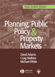 Image for Planning, public policy & property markets