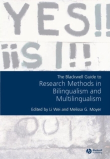 Image for The Blackwell guide to research methods in bilingualism and multilingualism