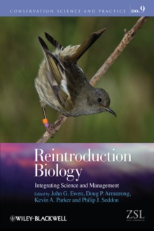 Image for Reintroduction biology  : integrating science and management