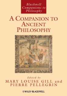 Image for A companion to ancient philosophy