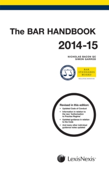 Image for The bar handbook 2014-2015
