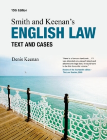 Image for Smith & Keenan's English law  : text and cases