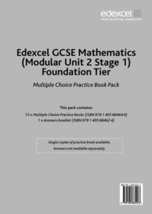 Image for Edexcel GCSE Maths: Modular Foundation Multiple Choice
