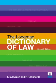 Image for The Longman Dictionary of Law/Letters to a Law Student: a Guide to Studying Law at University