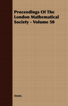 Image for Proceedings Of The London Mathematical Society - Volume 50