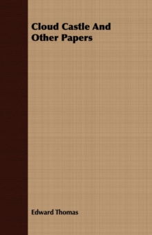 Image for Cloud Castle And Other Papers