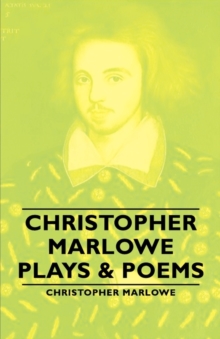 Image for Christopher Marlowe - Plays & Poems