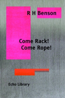 Image for Come Rack. Come Rope.