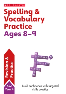 Image for Spelling and Vocabulary Practice Ages 8-9