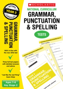 Image for Grammar, Punctuation and Spelling Test - Year 3