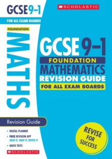 Image for GCSE 9-1 foundation mathematics: Revision guide for all exam boards