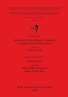 Image for Defining a Methodological Approach to Interpret Structural Evidence edited by Fabio Cavulli. Archaeometry edited by Maria Isabel Prudencio and Maria I