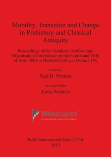 Image for Mobility Transition and Change in Prehistory and Classical Antiquity