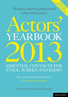 Image for Actors' yearbook 2013