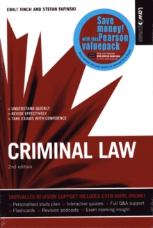 Image for Crimincal Law/Law Express Crimincal Law 2nd Edition