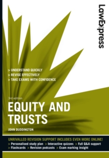 Image for Equity and trusts