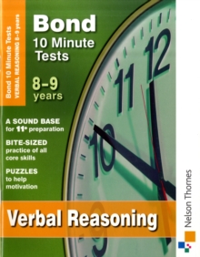 Image for Bond 10 minute tests8-9 years: Verbal reasoning