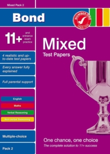 Image for Bond 11+ test papersMixed pack 2,: Multiple-choice